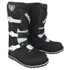 Wulfsport Ju gCA u[c gNX LbY u[c [X It[h gCA Nbh ubN Wulfsport Cub Trials Boots Motocross Kids Boot Youth Off Road Trials Quad Black