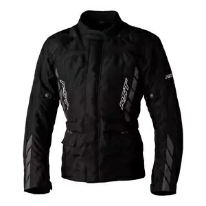 RST At@ 5 Y eLX^C I[goC WPbg c[O oCN h ubN RST Alpha 5 Mens Textile Motorcycle Jacket Touring Motorbike Waterproof Black