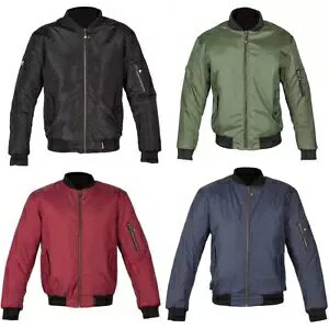 Xp[_ GA tH[X 1 I[goC WPbg eLX^C {o[ X^C oCJ[ WPbg Vi Spada Air Force 1 Motorcycle Jacket Textile Bomber Style Biker Jacket New