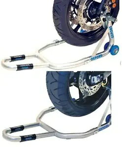 IbNXtH[h v~A tg & A oCN phbN X^h Zbg (OX282 & OX281) Oxford Premium Front & Rear Motorcycle Paddock Stand Set (OX282 & OX281)