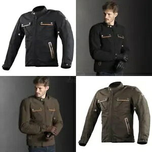 LS2 Bullet Y I[goC bNX WPbg h Be[W oCN WPbg LS2 Bullet Mens Motorcycle Wax Jacket Waterproof Vintage Motorbike Jackets