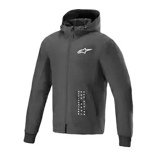 Alpinestars WE ebN Y I[goC p[J[ A[}[h oCN WPbg ubN Alpinestars Radium Tech Mens Motorcycle Hoodie Armoured Bike Jacket Black