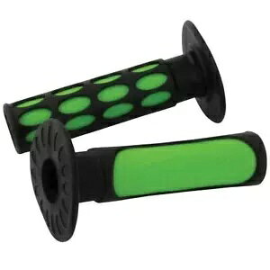 BikeIt ���g�N���X �O���b�v 2 �g�[�� MX ���g�N���X �I�t���[�h �o�C�N �O���b�v �O���[�� �u���b�N BikeIt Motocross Grips 2 Tone MX Motorcross Off Road Bike Grips Green Black �y���s�A���i�z