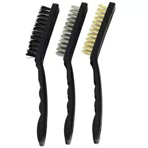 BikeIt 3 s[X [NVbv oCN N[jO uV Lbg oCN N[jO uV BikeIt 3 Piece Workshop Motorcycle Cleaning Brush Kit Motorbike Cleaning Brushes