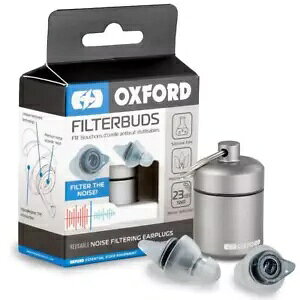Oxford FilterBuds �I�[�g�o�C �o�C�N���� ��h���� �z���C�g 2 �p�b�N Oxford FilterBuds Motorcycle Motorbike Ear Plugs Hypoallergenic White Pack of 2 �y���s�A���i�z