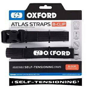IbNXtH[h AgX I[goC Xgb` ו gx Xgbv B Nbv 26 mm x 1.2 M ubN Oxford Atlas Motorcycle Stretch Luggage Travel Straps B-Clip 26 mm x 1.2 M Black