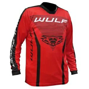 Wulfsport lpjA gNX W[W 2023 gNX MX Nbh ATV gbv bh Wulfsport Adults Linear Motocross Jersey 2023 Motorcross MX Quad ATV Top Red