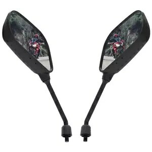 �I�b�N�X�t�H�[�h �o�C�N�~���[ �����` �����p�o�C�N�~���[ ���E E�}�[�N�t�� Oxford Motorcycle Mirror Oblong Replacement Bike Mirrors Left & Right E Marked �y���s�A���i�z