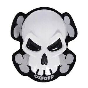 IbNXtH[h XJ I[goCGXC_[ oCNGveN^[ zCg jo[T Oxford Skull Motorcycle Knee Sliders Motorbike Knee Protectors White Universal