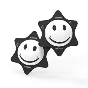 IbNXtH[h X}C[ I[goCGXC_[ oCNGveN^[ zCg Vi Oxford Smiler Motorcycle Knee Sliders Motorbike Knee Protectors White New