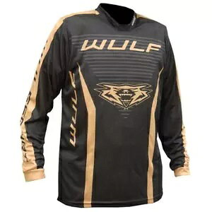 Wulfsport lpjA gNX W[W 2023 gNX MX Nbh ATV gbv S[h Wulfsport Adults Linear Motocross Jersey 2023 Motorcross MX Quad ATV Top Gold