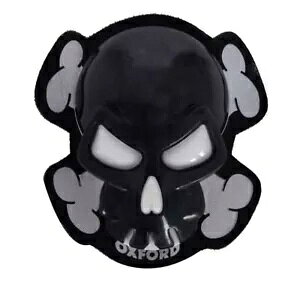 IbNXtH[h XJ I[goCGXC_[ oCNGveN^[ ubN jo[T Oxford Skull Motorcycle Knee Sliders Motorbike Knee Protectors Black Universal