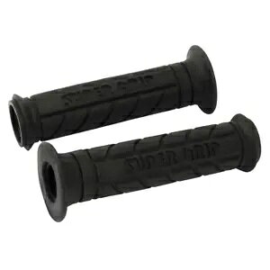 BikeIt �X�[�p�[�O���b�v �I�[�g�o�C �o�C�N �O���b�v �u���b�N �����p�y�A 22/25mm 130mm BikeIt Supergrip Motorcycle Motorbike Grips Black Replacement Pair 22/25mm 130mm �y���s�A���i�z
