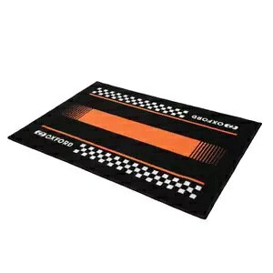 IbNXtH[h hA}bg sbg[ IW I[goC K[W [NVbv hA}bg 90x60cm Oxford Door Mat Pitlane Orange Motorcycle Garage Workshop Doormat 90x60cm