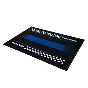 IbNXtH[h hA}bg sbg[ u[ I[goC K[W [NVbv hA}bg 90x60cm Oxford Door Mat Pitlane Blue Motorcycle Garage Workshop Doormat 90x60cm