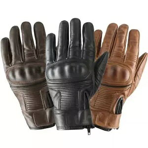 Rayven Be[W CE I[goC O[u U[ N[U[ oCN O[u ubN uE Rayven Vintage CE Motorcycle Gloves Leather Cruiser Motorbike Glove Black Brown
