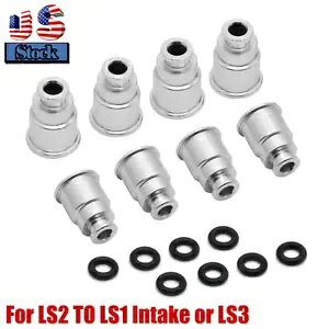 �R���C���W�F�N�^�[ .40 �A�_�v�^�[ �X�y�[�T�[ �L�b�g LS2 ���� LS1 �C���e�[�N�܂��� LS3 ����g���b�N �C���e�[�N Fuel Injector .40 Adapter Spacer Kit LS2 TO LS1 Intake or LS3 To Truck Intake �y���s�A���i�z