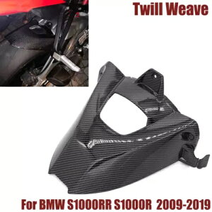 S1000RR pJ[{t@Co[J[A^CtF_[nK[}bhK[hcCD Carbon Fiber Color Rear Tire Fender Hugger Mud Guard Twill Weave For S1000RR