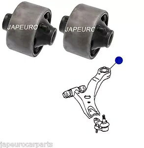 g^ GXeB} 00-06 tgAEBbV{[ gbN Rg[ A[ AubV X2 For Toyota Estima 00-06 Front Lower Wishbone Track Control Arm Rear Bushes X2