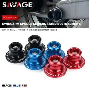 M6 CNC ���A �X�C���O�A�[�� �N���b�V�� �K�[�h �l�W �A�v�����A RS 125 RSV4 Shiver 750 �p M6 CNC Rear Swingarm Crash Guard Screws for Aprilia RS 125 RSV4 Shiver 750 �y���s�A���i�z