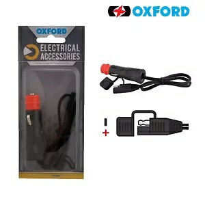 オックスフォード モーター バイク オートバイ 12V プラグ米国/SAE コネクタ & 0.5mtr リード EL106 Oxford Motor Bike Motorcycle 12V Plug To USA/ SAE Connector & 0.5mtr Lead EL106