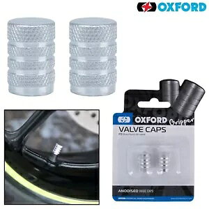 IbNXtH[hI[goC^CouLbvVo[zɎ_oCNXN[^[sXg Oxford Motorcycle Tyre Valve Caps Silver Anodised Alloy Motorbike Scooter Piston