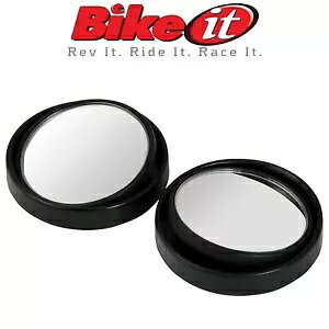 VBikeIt̎p\ȃ~[̃yAI[goCXN[^[wK New BikeIt pair of blind spot adjustable Mirrors motorcycle scooter learner