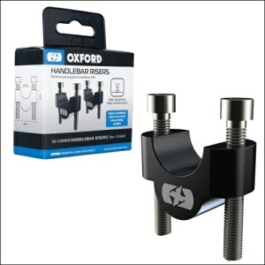 �I�b�N�X�t�H�[�h CNC �A���~ �o�C�N �n���h���o�[ ���C�U�[ 20mm �u���b�N �I�[�g�o�C ���j�o�[�T�� Oxford CNC Aluminium Motorbike Handlebar Risers 20mm Black Motorcycle Universal �y���s�A���i�z