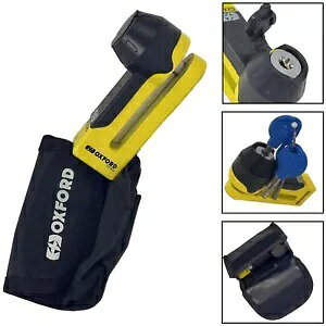 IbNXtH[h ^C^ fBXN bN CG[ LK486 I[goC ZLeB VXe 10mm L[ |[` Oxford Titan Disc lock Yellow LK486 Motorcycle Security System 10mm Carry Pouch