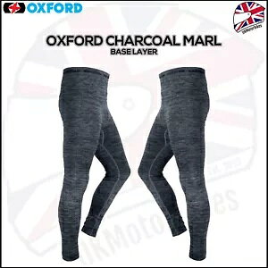 IbNXtH[h AhoXh [^[oCN [^[TCN x[X C[ pc }[ `R[ Oxford Advanced Motorbike Motorcycle Base Layer Trousers Marl Charcoal
