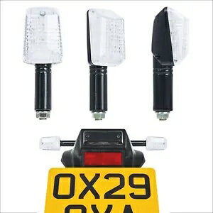 IbNXtH[h ACVbg ~j CWP[^[ ` O ubN I[goC [h [K EL336 Oxford Eyeshot Mini Indicators Rectangle Long Black Motorcycle Road Legal EL336