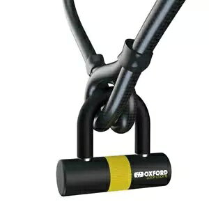 IbNXtH[h [v bN 15 ]ԃP[u bN & ]ԓ싞 ~j VbN 2m x 15mm Oxford Loop Lock 15 Bicycle Cable Lock & Bike Padlock Mini Shackle 2m x 15mm