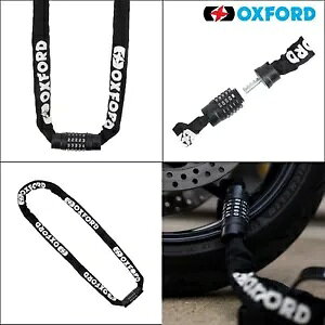 IbNXtH[h Rr I[goC `F[ 8 & bN X`[ XN[^[ ] oCN 1.5M Oxford Combi Motorcycle Chain 8 & Lock Steel Scooter Bicycle Bike 1.5M