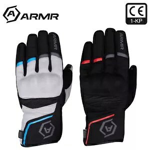 ARMR gGV 3.0 V[g h Y oCN O[u XN[^[ ubN O[ ARMR Moto Eyoshi 3.0 Short Waterproof Mens Motorcycle Gloves Scooter Black Grey