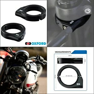 IbNXtH[h (ANZT[) - I[goC CNC tH[N}EgƖA_v^[ (OX539) Oxford (Accessories) - Motorcycle CNC Fork Mounted Lighting Adaptors (OX539)