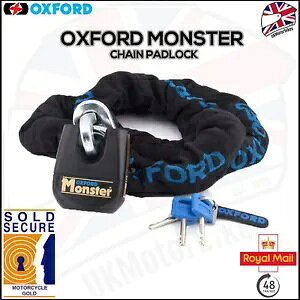 IbNXtH[h X^[ oCN XN[^[ oCN I[goC `F[ & 싞 12 ~[g * 1.5 [g LK802 Oxford Monster Bike Scooter Motorbike Motorcycle Chain & Padlock 12mm*1.5m LK802
