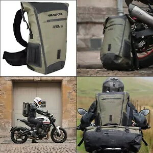 IbNXtH[h ANA B25 h I[goC 25 bg ו obNpbN bNTbN J[L Oxford Aqua B25 Waterproof Motorcycle 25 Litre Luggage Backpack Rucksack Khaki