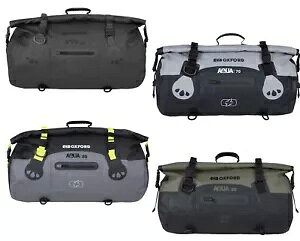 IbNXtH[h ANA h T20A30A50A70 I[goCו[ obO ubN/O[/tI Oxford Aqua Waterproof T20,30,50,70 Motorcycle Luggage Roll Bag Black/Grey/Fluo