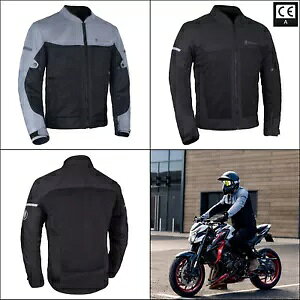 IbNXtH[h Xp^ GA T}[ I[goC WPbg oCN X|[c c[O R[g ubN O[ Oxford Spartan Air Summer Motorcycle Jacket Bike Sports Touring Coat Black Grey