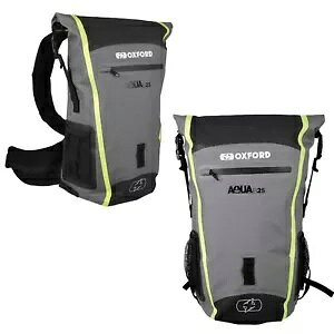 IbNXtH[h ANA nCh B25 O[hbNTbNI[goCoCNobNpbN Oxford Aqua Hydro B25 Grey Waterproof Rucksack Motorcycle Motorbike Back Pack