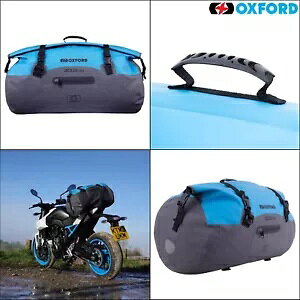 IbNXtH[h ANA T50 u[ O[hI[goC [ obO e[ pbN oCN Oxford Aqua T50 Blue Grey Waterproof Motorcycle Roll Bag Tail Pack Bike