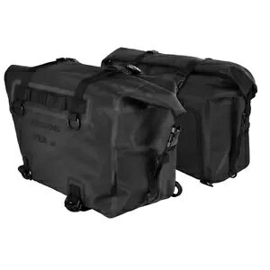 IbNXtH[h ANA P32 hI[goC pjA [gbv Th obO ubN Oxford Aqua P32 Waterproof Motorcycle Panniers Roll Top Saddle Bags Black