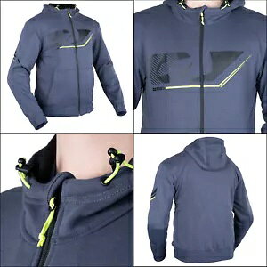 IbNXtH[h X[p[ 2.0 X|[c[^[TCN p[J[ A~h oCN WPbg - O[ Oxford Super 2.0 Sports Reinforced Motorcycle Hoodie Aramid Bike Jacket - Grey