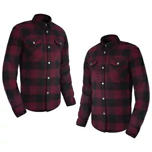 �I�b�N�X�t�H�[�h �L�b�N�o�b�N 2.0 �A���~�h �o�C�N �o�C�N �V���c - ���b�h Oxford Kickback 2.0 Aramid Motorcycle Motorbike Shirt - Red �y���s�A���i�z