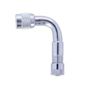 Oxford Valve90 �A���O���I�[�g�o�C�^�C���o���u�A�_�v�^�[�o�C�N�X�`�[���V�����[�_�[ Oxford Valve90 Angled Motorcycle Tyre Valve Adapter Motorbike Steel Schrader