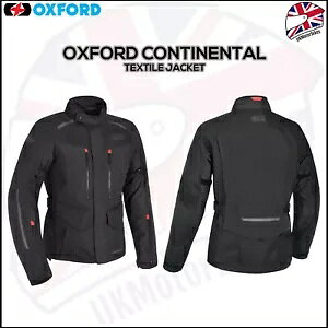 IbNXtH[h R`l^ AhoXg [^[TCN eLX^C hWPbg - ubN Oxford Continental Advanced Motorcycle Textile Waterproof Jacket - Black