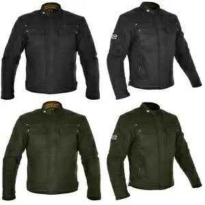 IbNXtH[h n[fB[ bNX I[goC WPbg oCN  eLX^C T[} xg Oxford Hardy Wax Motorcycle Jacket Bike Water Repellent Textile Thermal Vented