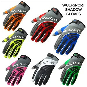 WULFSPORT SHADOW lpIt[hgNXgCA MX QUED _[goCNO[u 2024 WULFSPORT SHADOW ADULTS OFF ROAD MOTOCROSS TRIALS MX QUED DIRT BIKE GLOVES 2024