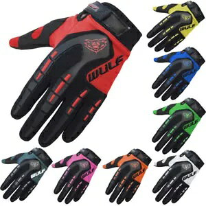 WULFSPORT JuA^bN LbY gNX O[u WjA oCN sbg _[g Nbh oCN WULFSPORT Cub Attack Kids Motocross Gloves Junior Motorbike Pit Dirt Quad Bike
