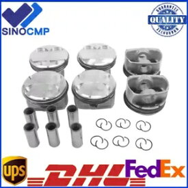6x ピストン & リングセット 10.7:1 BMW E90 E60 E83 128i 328i 528i X1 N52 3.0L用 6x Pistons & Rings Set 10.7:1 For BMW E90 E60 E83 128i 328i 528i X1 N52 3.0L 【並行輸入品】